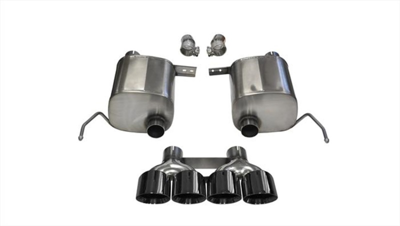 Chevrolet Corvette C7 Performance Exhaust - Dual Rear Exit - CORSA Performance - Valve-Back Xtreme - Black - `14-`19